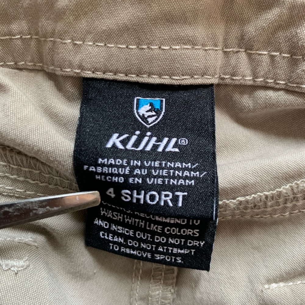 Kuhl Women’s Legendary Roll-Up Snap Cargo Hiking Pants Khaki Size 4 Short - Picture 6 of 7